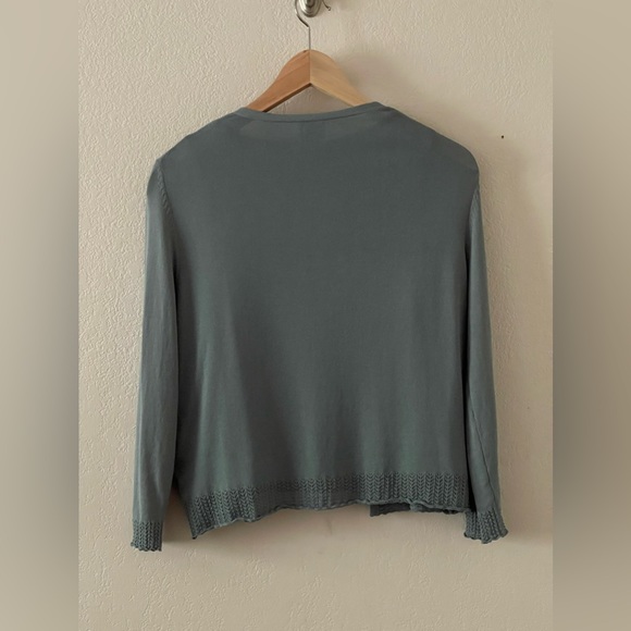Eileen Fisher Top w/ Cardigan - Picture 7 of 11